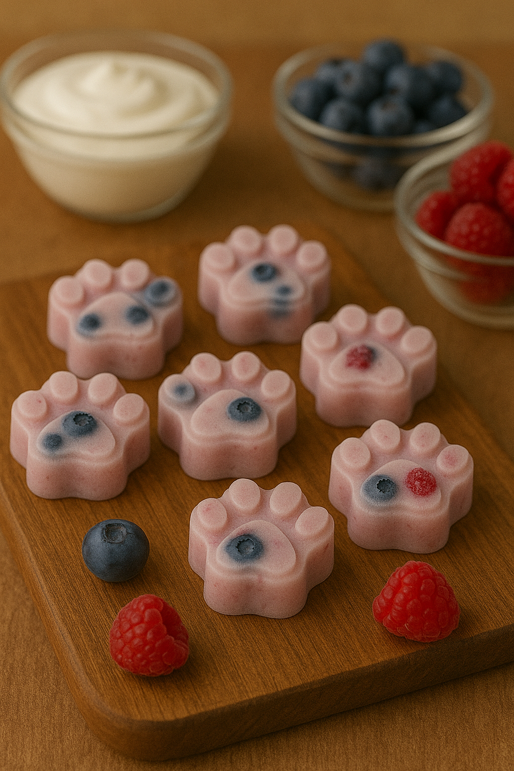 Frozen Yogurt & Berry Pupsicles: The Perfect Summer Dog Treat