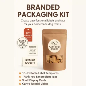 Branded Packaging Kit for Dog Treat Businesses
