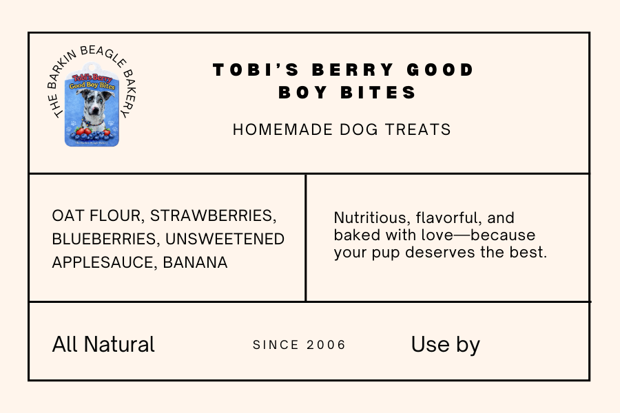 Tobi's Berry Good Boy Bites - Image 3